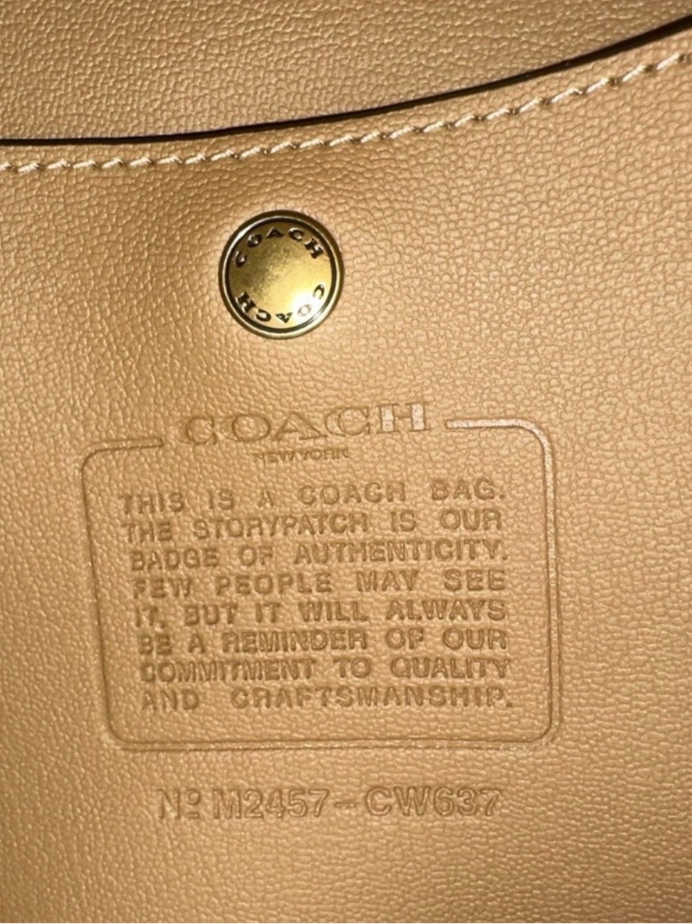 Coach - Brooklyn 28 Suede - Sand - Picture 3 of 5